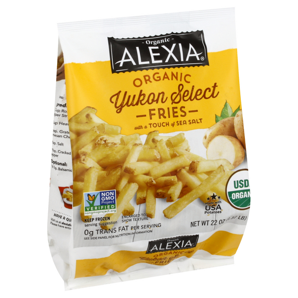 Organic – Yukon Select Fries, Alexia Foods