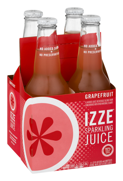 IZZE Sparkling Juice, Grapefruit 4Pk | Hy-Vee Aisles Online