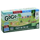 Gogo Squeez Fruit On The Go No Sugar Added Variety Pack, 12-3.2 oz Applesauce Pouches