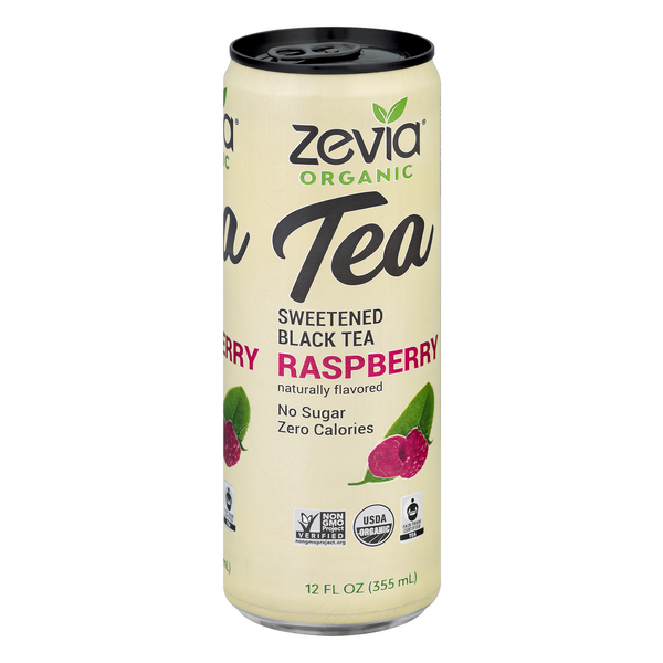 Zevia Organic Sweetened Black Tea Raspberry Flavored | Hy-Vee Aisles ...