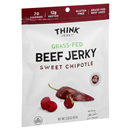 Think Jerky Grass-Fed Beef Jerky, Sweet Chipotle
