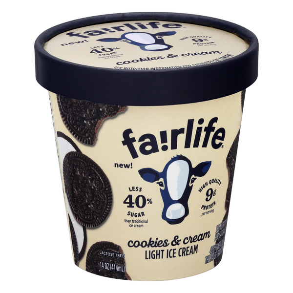 Fairlife Light Cookies & Cream Light Ice Cream | Hy-Vee Aisles