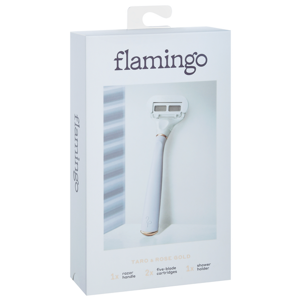 flamingo face wax kit