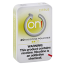 On Nicotine 2mg Pouches, Citrus, 20Ct