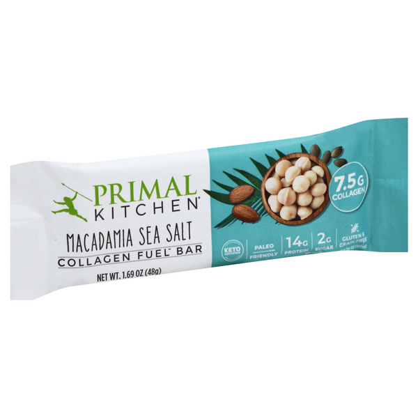 Primal Kitchen Collagen Fuel Bar Macadamia Sea Salt