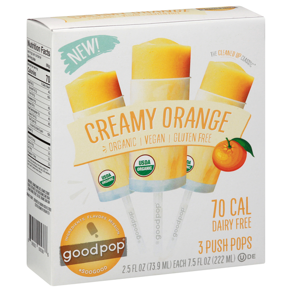 Goodpop Creamy Push Pops Reviews & Info (Dairy-Free)