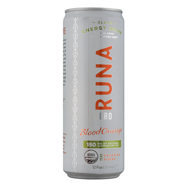 Liquid Runa RUNA Zero Clean Energy Drink Blood Orange Unsweetened | Hy-Vee Aisles ...