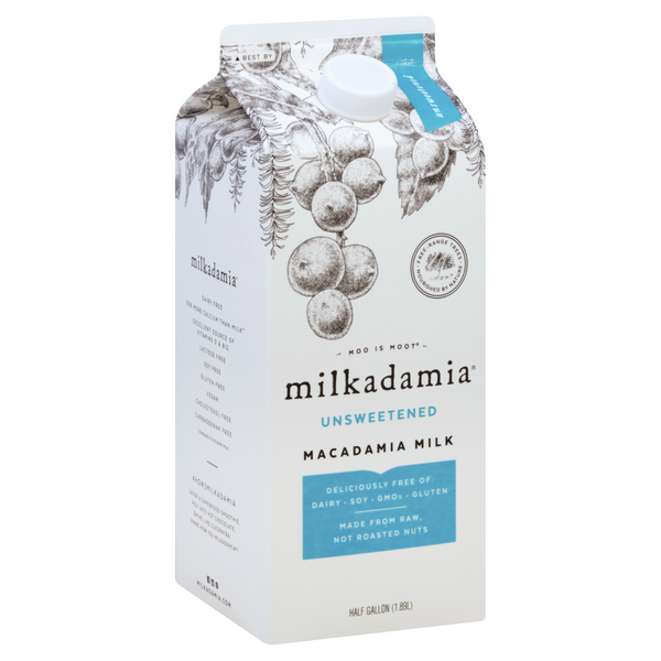 Milkadamia Unsweetened Macadamia Milk | Hy-Vee Aisles Online