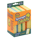 Scrub Daddy Sponge + Scrubber, Dual Sided, 4 Pack