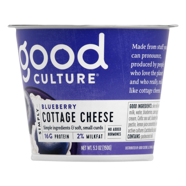 Good Culture Cottage Cheese Blueberry on the Bottom HyVee Aisles