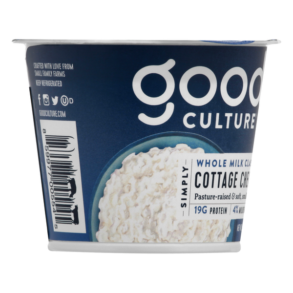 Good Culture Cottage Cheese, Whole Milk Classic, 4% Milkfat | Hy-Vee ...