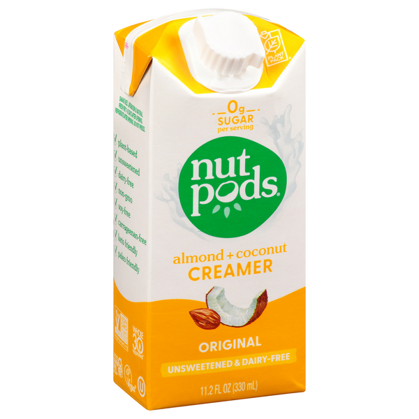 Nut Pods Unsweetened + DairyFree Original Creamer HyVee Aisles