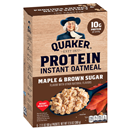 Quaker Protein Maple & Brown Sugar Instant Oatmeal 6-2.11oz. Packets