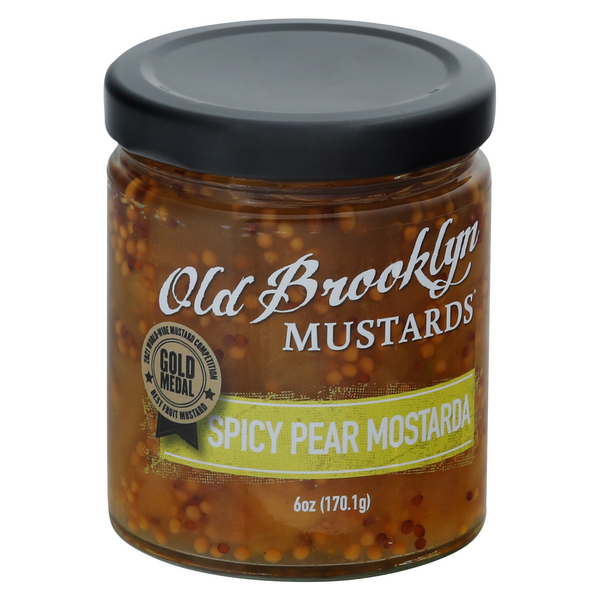 Old Brooklyn Mustards, Spicy Pear Mostarda | Hy-Vee Aisles Online ...