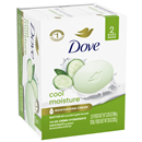Dove Go Fresh Cool Moisture Beauty Bars 2-4 Oz