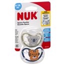 NUK Space Pacifier, Silicone, 6-18 M