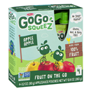 GoGo Squeez Applesauce On the Go Apple Apple 4Pk