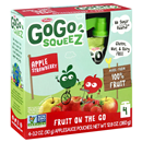 GoGo Squeez Applesauce On the Go Apple Strawberry 4Pk