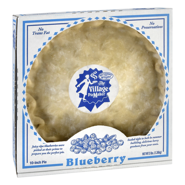 Village Pie Maker Blueberry Pie 10" HyVee Aisles Online Grocery Shopping