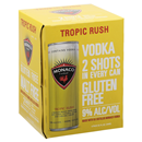 Monaco Cocktail Tropic Rush Vodka 4Pk