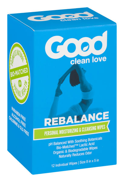 Good Clean Love Rebalance Personal Moisturizing & Cleansing Wipes