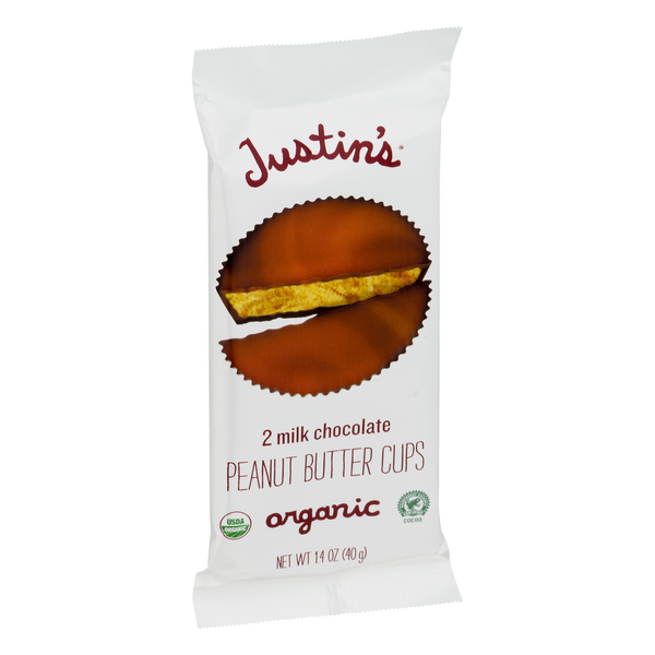 Organic Milk Chocolate Peanut Butter Cups, 2 Cups, 1.4 oz (40 g)