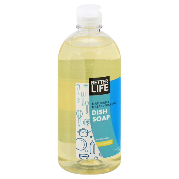 Better Life Dish Soap, Natural Lemon & Mint | Hy-Vee Aisles Online ...