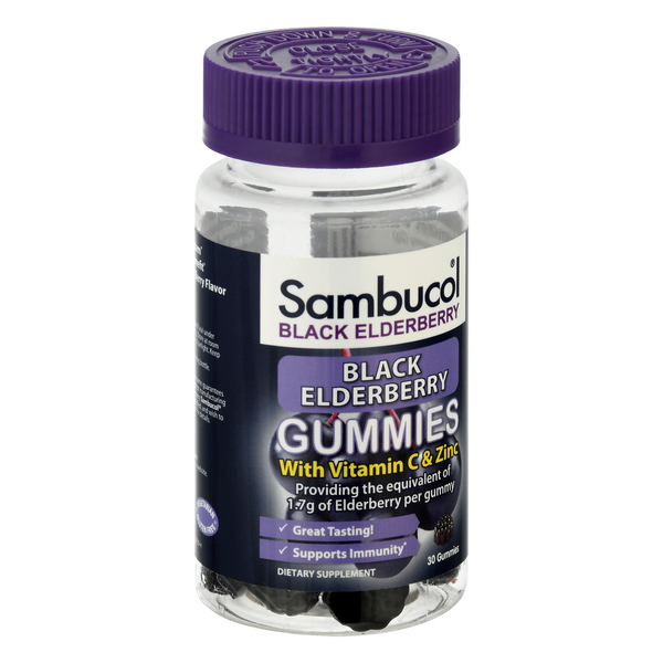 Sambucol Black Elderberry Gummies HyVee Aisles Online Grocery Shopping