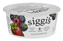 Siggis 4% Milkfat Strained Whole Milk Mixed Berry Yogurt