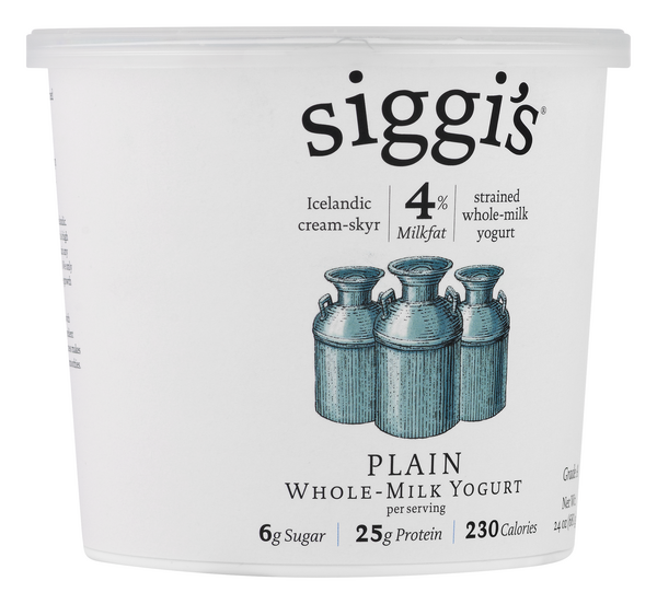 Siggi's 4% Milkfat Whole-Milk Yogurt Plain | Hy-Vee Aisles Online