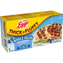 Eggo Thick & Fluffy Waffles, Whole Grain, Blueberry 6Ct