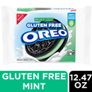 Oreo Chocolate Sandwich Cookies, Gluten Free, Mint Flavor Creme