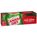 Canada Dry Fruit Splash Cherry Ginger Ale Soda 12Pk