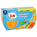 Dole Mandarin Oranges In 100% Fruit Juice 4 Count