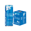 Red Bull Sea Blue Edition Sugar Free Energy Drink, Juneberry, 4Pk