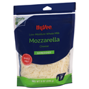 Hy-Vee Cheese, Mozzarella, Low-Moisture, Whole Milk, Shredded