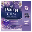 Downy Infusions CALM, Lavender and Vanilla Bean Mega Dryer Sheets