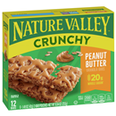 Nature Valley Crunchy Peanut Butter Granola Bars, 1.49 oz, 6 count