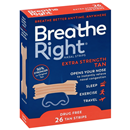 Breathe Right Nasal Strips, Drug Free, Extra Strength, Tan