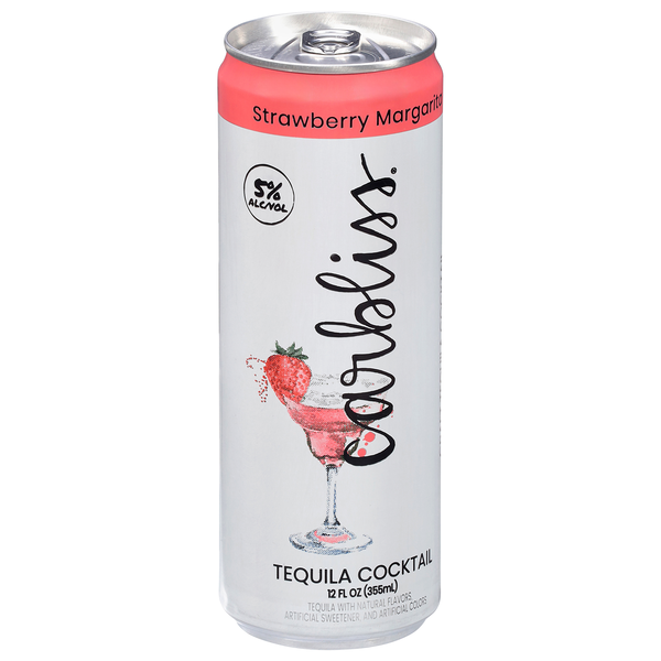 Carbliss Strawberry Margarita Tequila Cocktail 12 fl oz | Hy-Vee Aisles ...