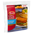 Tyson All Natural Chicken Patties, Family Pack