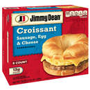 Jimmy Dean Croissant Sandwiches Sausage, Egg, & Cheese 8Ct