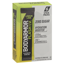 Bodyarmor Flash I.V. Electrolyte Drink Mix, Zero Sugar, Lemon Lime, 6 -0.25 oz Stick Packs