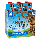 Angry Orchard Crisp Apple Hard Cider, Spiked 6pk