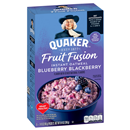 Quaker Fruit Fusion Instant Oatmeal, Blueberry Blackberry 6-1.41 oz Packets
