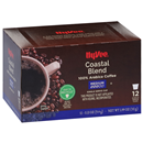 Hy-Vee Coastal Blend Single Serve Cup Coffee 12-.33 oz ea