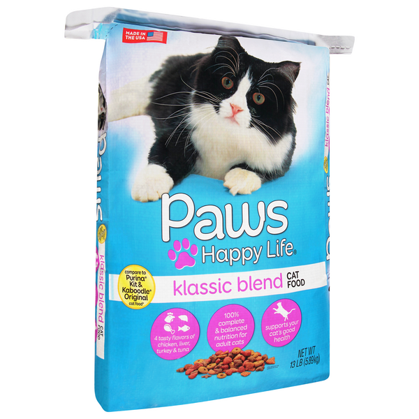 Paws Happy Life Klassic Blend Dry Cat Food Hy Vee Aisles Online