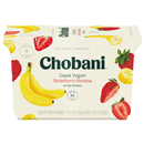Chobani Strawberry Banana Blended Low-Fat Greek Yogurt 4-5.3 Oz