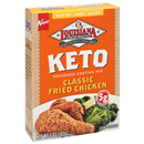Louisiana Fish Fry Products Keto Seasoned Coating Mix, Classic Fried Chicken