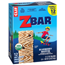 CLIF Kid ZBAR Blueberry Muffin, 12-1.27 oz